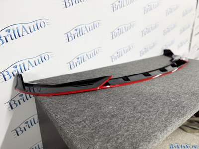 Сплиттер BMW 3 G20 черный с красной полосой