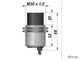 Индуктивный взрывозащищенный датчик SNI 31-15-D резьба М30х1,5