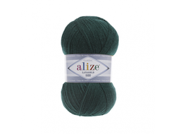 Пряжа Ализе Ланаголд 800 цвет зеленый