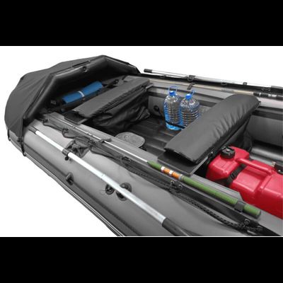 Моторная лодка ДИКИЙ 360 НДНД с тентом серый