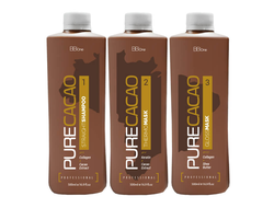 Набор BB One Pure Cacao для выпрямления волос, 3x500 мл.