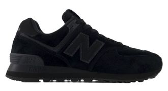New Balance 574 Black (Экозамша)