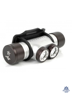 Фонарь подводный налобный Sargan "NIGHT STAR" 900Lm, теплый свет