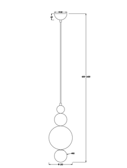 Freya, Подвесной светильник Pearl, FR5388PL-01CH