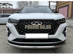 Защита переднего бампера ПапаТюнинг d60 для Chery Tiggo 7 Pro Max 2022-2024