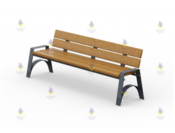 1507 Диван парковый тип-1