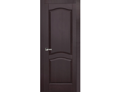 Дверь ЛЕО в цвете венге, брашированный массив сосны