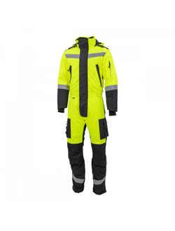 Зимний комбинезон Brodeks KW505, желтый/черный