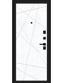 Входная Дверь Кьюб (RBE) Slate Art/Snow Art