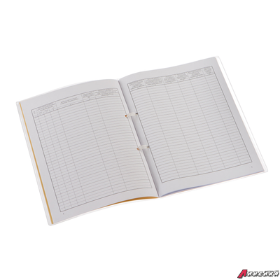 Книга учета движения трудовых книжек и вкладышей к ним, 32 л., сшивка, плобма, обложка ПВХ. 130203