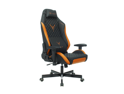 Кресло компьютерное Zombie HERO BATTLEZONE PRO, 2 подушки, экокожа/ткань, черное/красное (копия)