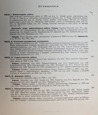 Землеотводное и землеустроительное дело за Уралом в 1909 году. СПб.: Тип. Ю.Н.Эрлих, 1910.