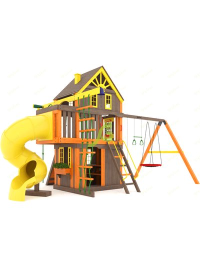 Детская площадка IgraGrad Шато 2 с трубой (Домик) мод.2