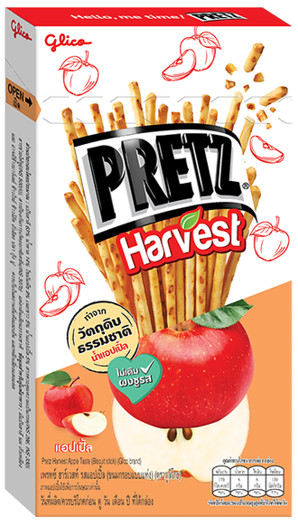 PRETZ Harvest палочки со вкусом Яблока 34гр (10 шт)*6