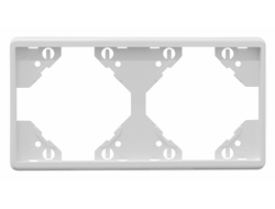 Efapel 50921 TBM, Рамка Apolo 5000, 2 поста горизонтальная, матовая белая