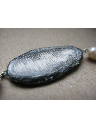 Сказочное колье &quot;Око Единорога&quot; - крупное фэнтези-украшение с элементами викторианского стиля