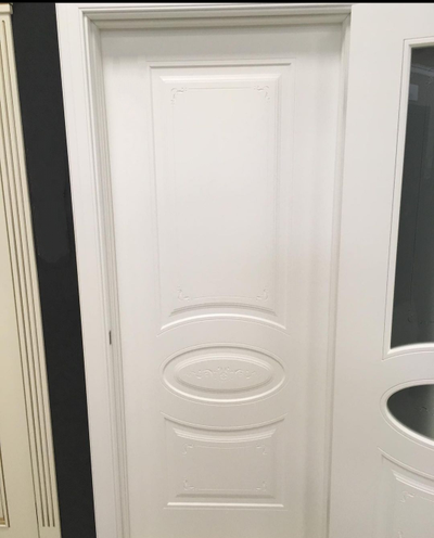 PORTE RICHI (Беларусь). АУРА, ГАБРИЭЛЛА (ЛЧ61-С2), ЭМАЛЬ БЕЛАЯ. СТЕКЛО СВЕТЛОЕ С ПЕСКОСТРУЙНОЙ ОБРАБОТКОЙ