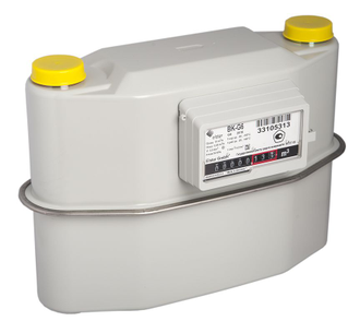 Газовый счетчик BK-G6T 250 мм левый С ТЕРМОКОРРЕКТОРОМ