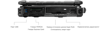 Getac X500 защищенный ноутбук