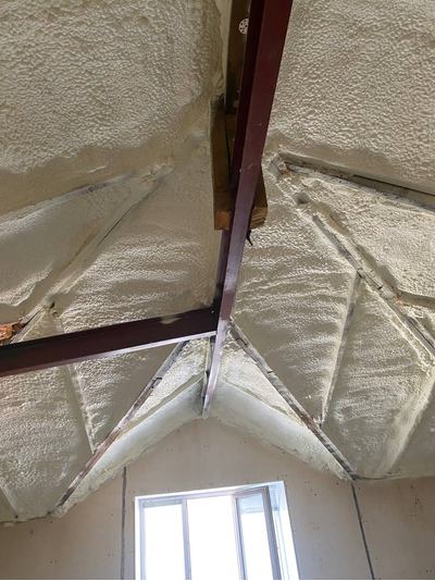 Утепление мансарды пенополиуретаном