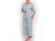Женский брючный костюм арт. 16962-3175 (цвет серый) Размеры 48-72