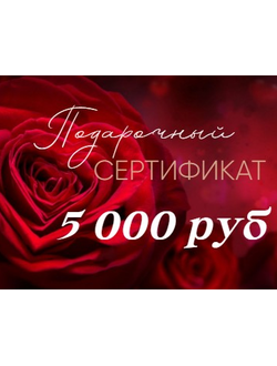 Подарочный Сертификат на сумму 5 000 руб