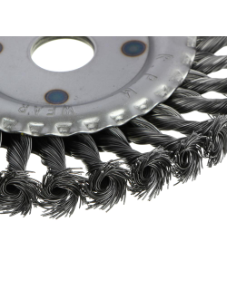 РОКОТ Щетка металл. для УШМ 150мм/22мм, крученая, дисковая