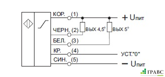 Датчик угла наклона NT I82P-51N13-Z-04-05-2