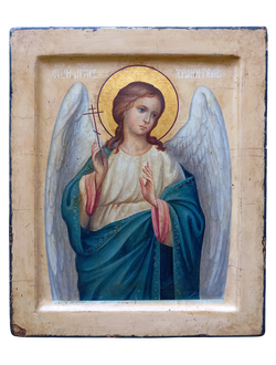 Ангел-Хранитель. Рукописная икона.