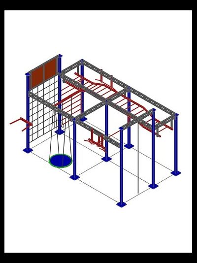 Рама функциональная 5500х3670х3584 AV910/80