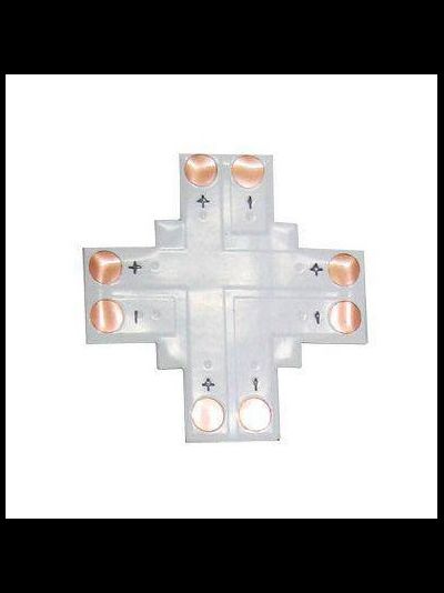 Гибкая соединительная Х-плата для одноцветной ленты SC21FXESB (упаковка 5шт) /Ecola™/