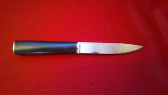 Кухонный нож №1 из Х12МФ (полая взрезка) с грабом