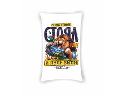 Подушка вертикальная #32 на 23 февраля