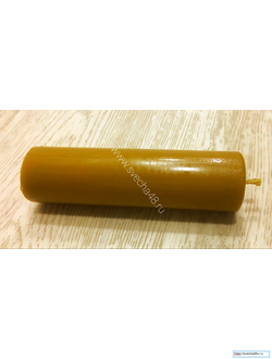Свеча желтая цилиндр (9-12 ч. горения).