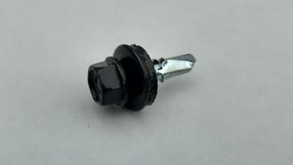 4,8х19 Кровельный саморез окрашенный  RAL 7024 ( шт)  KENNER по металлу