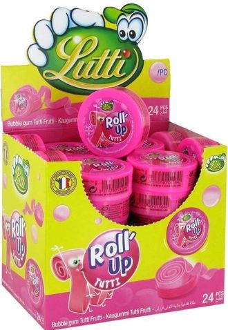 Жевательная резинка Roll Up Tutti Frutti (1метр) 29g (24 шт)