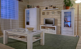 Тумба ТВ из массива сосны Брамминг 115 х 38 х 49,5 см