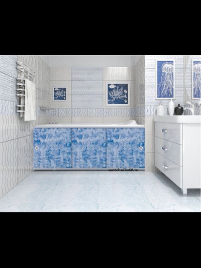 Экран для ванны МЕТАКАМ ПРЕМИУМ А (алюм. профиль) 1, 7м