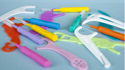 Межзубные ершики Dental Brush M, 0,6 мм, синие,  Plackers, 24 шт.