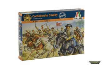 6011. Кавалерия конфедерации.  (American Civil War) (1/72 17 фигур)
