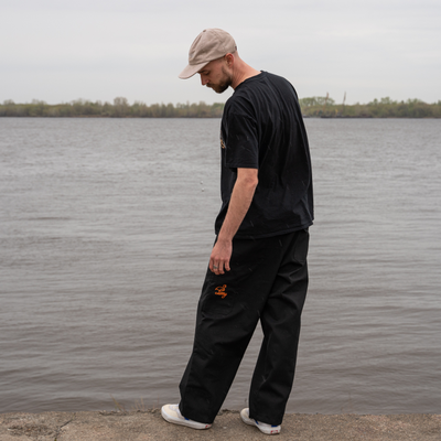 Скейт-штаны Larry Pants One Pocket - Wide fit - Black