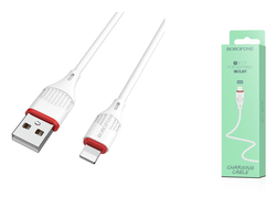 кабель borofone BX17 8-pin для Apple 1m ПВХ белый