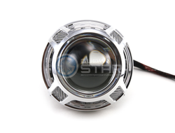 Бленда (маска) для линз №33 Porsche Panamera LED V2, 2 режима (белый), 3.0 дюйма, 1шт