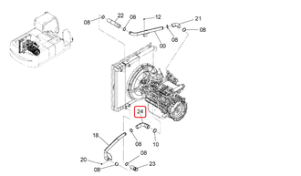 4643572 Патрубок интеркулера