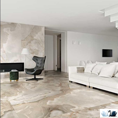 Керамогранит FMAX Hazelnut glossy 90x180 см бежевый, ваниль