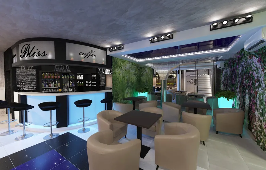 Дизайн кафе в городе Лангепас