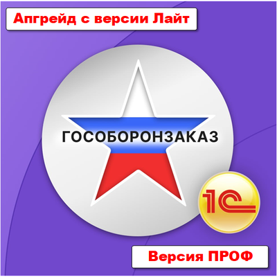 Подсистема для 1С: Бухгалтерии 3.0 &quot;Раздельный учет ГОЗ&quot;. Версия ПРОФ. - Апгрейд с версии Лайт