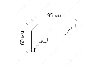 Карниз гладкий SKT36