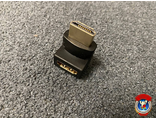 Переходник угловой HDMI (M) - HDMI (F) 90°-270° (1080p 3D TV HDTV)