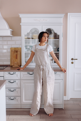 Комбинезон льняной